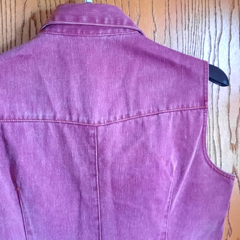 Vintage Newport News Jeanology Collection Purple Denium Dress - Picture 12 of 12